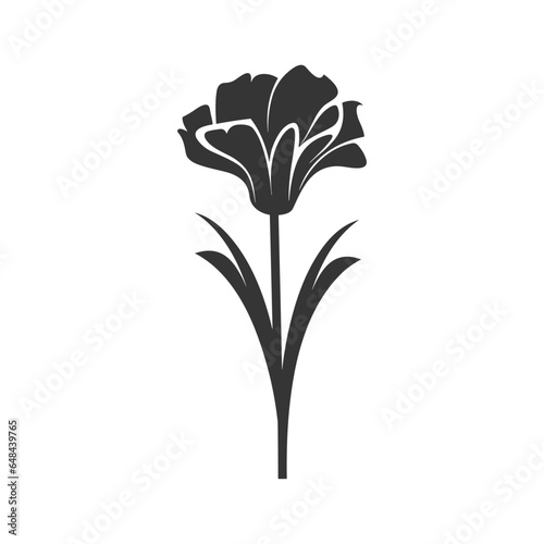 Carnation flower icon