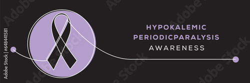 Hypokalemic Periodic Paralysis awareness, banner design.