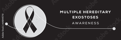 Multiple Hereditary Exostoses awareness, banner design.
