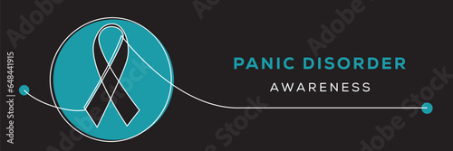 Panic Disorder awareness, banner design.