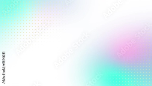 4k modern fluid soft blurred animated background in pastel colors. 
Wavy seamless looped backdrop. Organic pink blue shapes on white background. Abstract yellow halftone grid. Dynamic creative banner