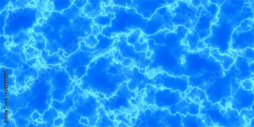bacteria cell background Solar flares on the blue water in the pool Dark blue background with a pattern of white plasma lines, blue all over.