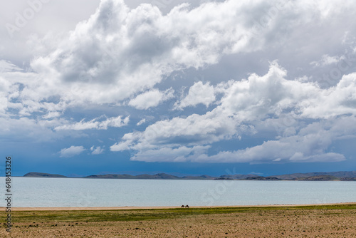 Namtso Lake in Damxung county Lhasa city Tibet autonomous Region, China. photo