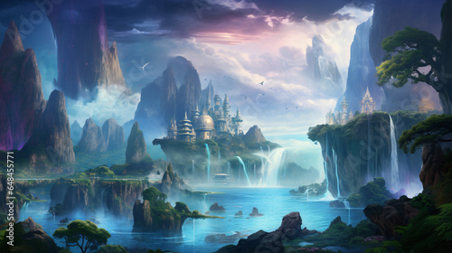 Captivating real magical landscape magic weaves