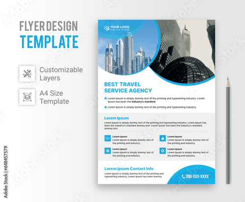 One Pager Design Template photo