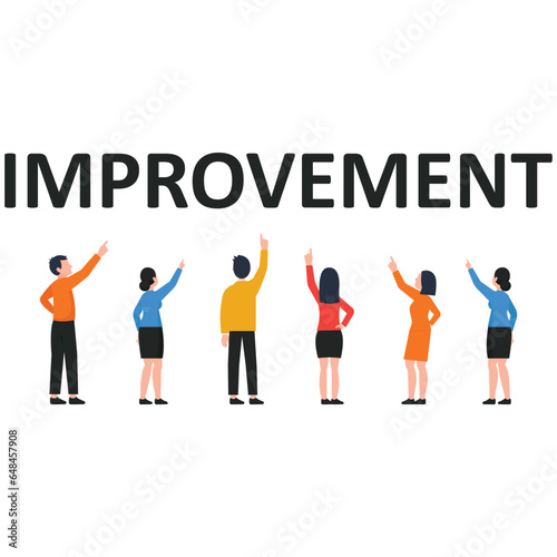 Improvement is the process of making something better or enhancing its quality, performance, or effectiveness, often through incremental changes or innovations, leading to higher levels of satisfactio photo
