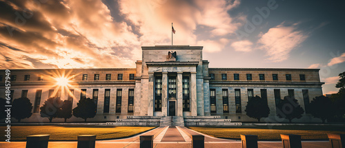 Front of the United States Federal Reserve Bank photo