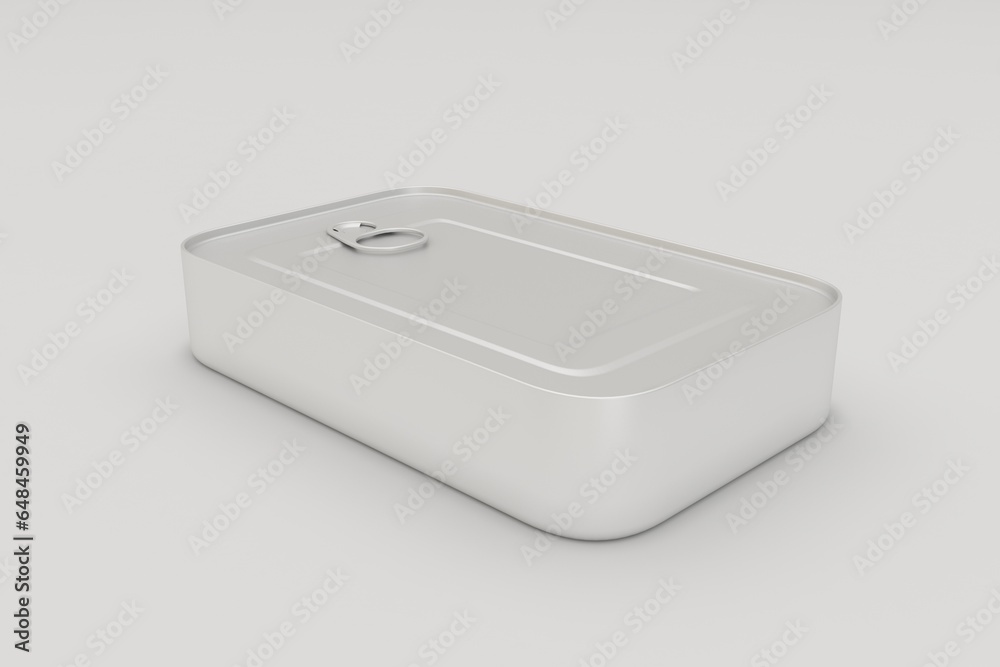 Metal Food Tin Can Packaging Mockup Metal Food Tin Can Packaging Mockup