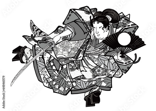 浮世絵　牛若丸　その3