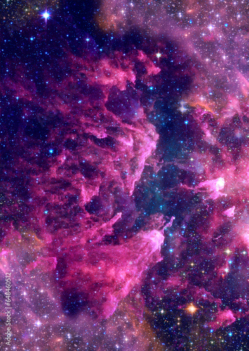 Small part of an infinite star field
