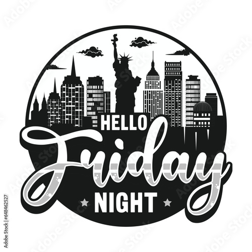 Hello Friday night, Hand drawn quotes