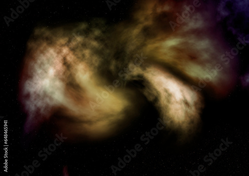 Being shone nebula