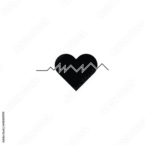 heart icon on white background