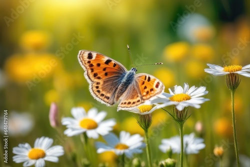 butterfly on a yellow flower