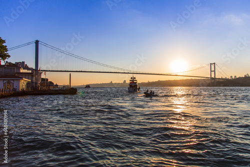 15th July Martyrs Bridge (15 Temmuz Sehitler Koprusu). Istanbul Bosphorus Bridge in Istanbul, Turkey. © Fatih