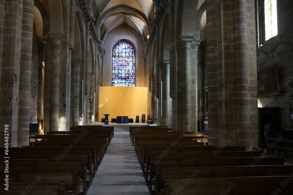 La cathédrale de Tulle, ville de Tulle, département de la Corrèze, France