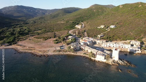 matin d'été à Tollare et sa tour génoise - Cap Corse Capicorsu photo