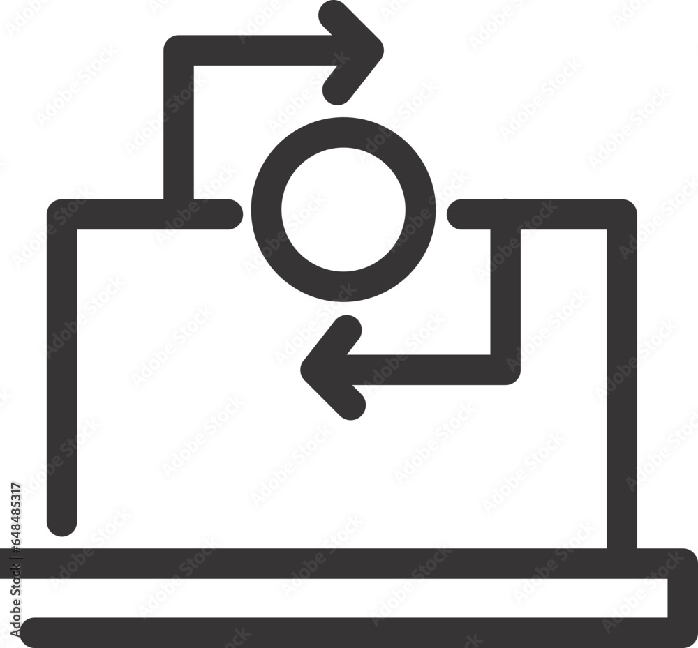 box icon with rotating arrows box icon with rotating arrows