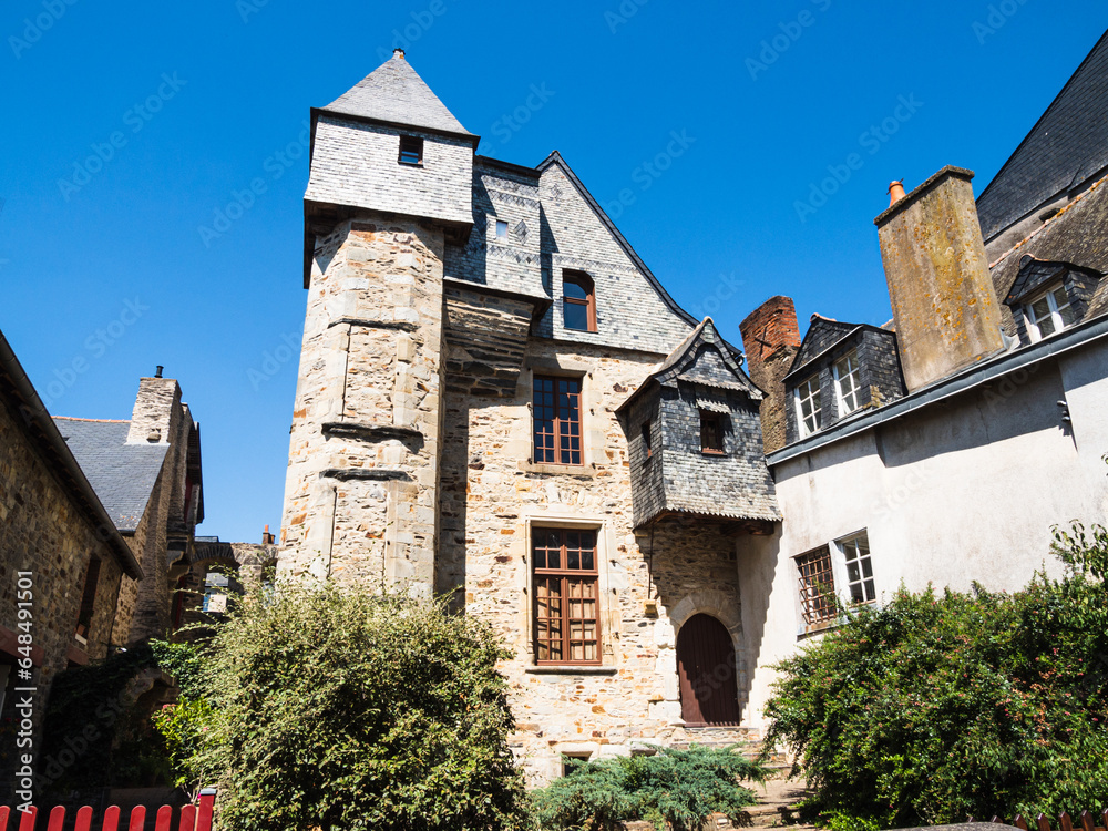 Fototapeta premium Vitre village, Normandy in France