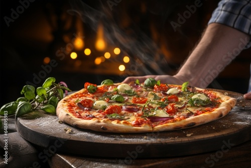 Indulge in gourmet pizzas prepared by our dedicated resident chef