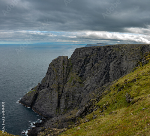 Nordkapp (North Cape), Troms of Finnmark, Norway. commonly referred to as the northernmost point of Europe