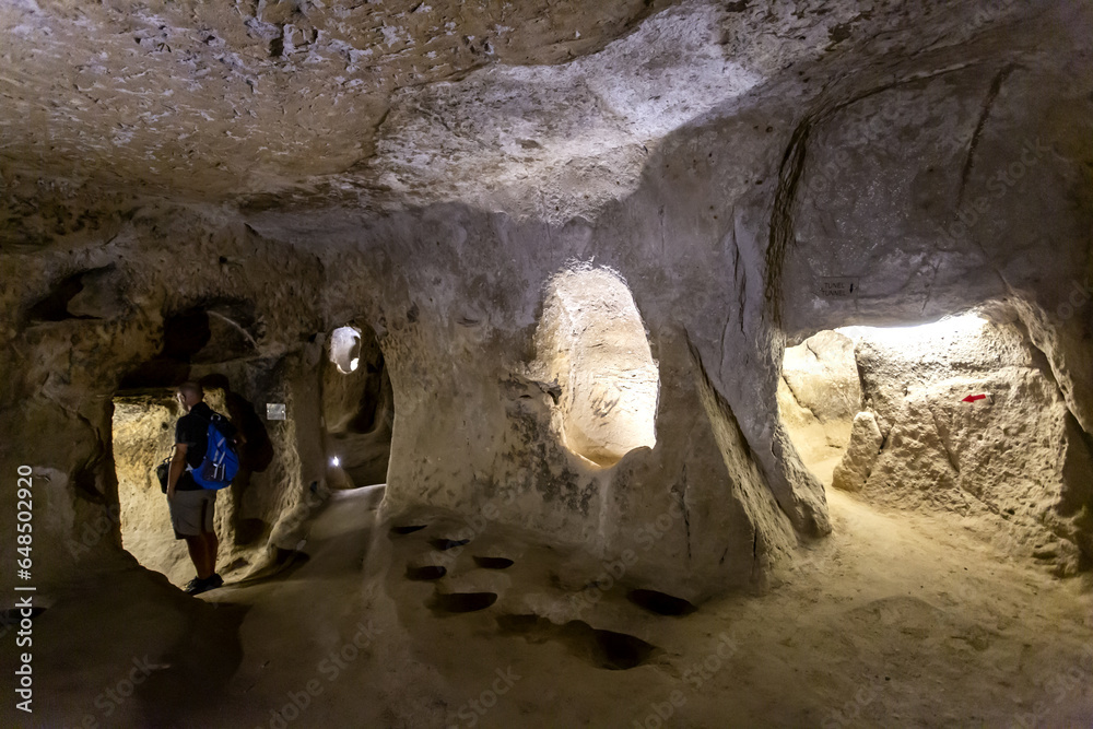 The underground city of Mazi in Cappadocia