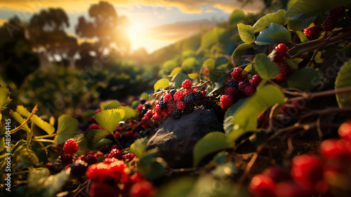 Berries, fragrant colorful sweets can be found in the undergrowth