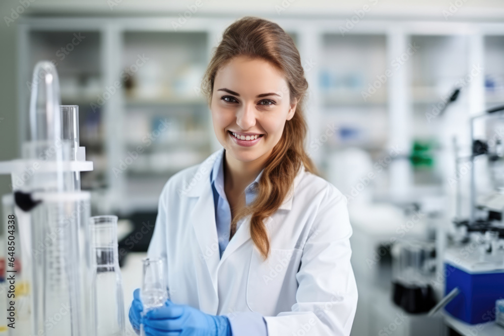 Beautiful Young European Woman Researcher . Сoncept Career Options For Young Female Researchers, Opting Out Of The Traditional Job, Working And Exploring The World Beautiful Young European Woman Researcher . Сoncept Career Options For Young Female Researchers, Opting Out Of The Traditional Job, Working And Exploring The World