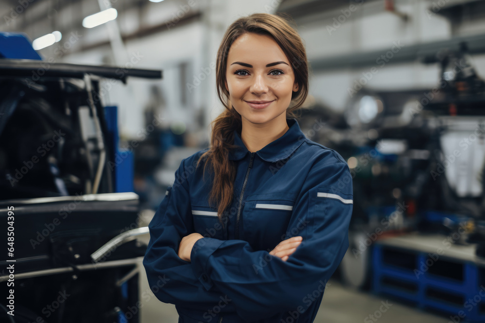 Beautiful Young European Woman Technician . Сoncept Women In Technology, Technology Careers For Young People, Beauty And Career Success, Europes Technological Advancement Beautiful Young European Woman Technician . Сoncept Women In Technology, Technology Careers For Young People, Beauty And Career Success, Europes Technological Advancement