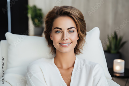 Beautiful Young European Woman Therapist . Сoncept Navigating Mental Health As A Young European Therapist, The Benefits Of Seeing A Young European Therapist
