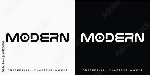 Modern Clean Futuristic Elegant Unique  Sans Serif Font Alphabet Typeface Typography