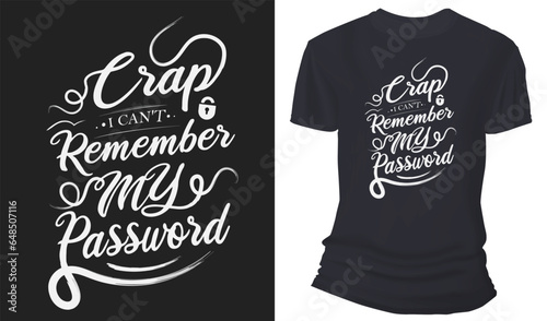 Vintage Retro classic black and white vector T-shirt design template