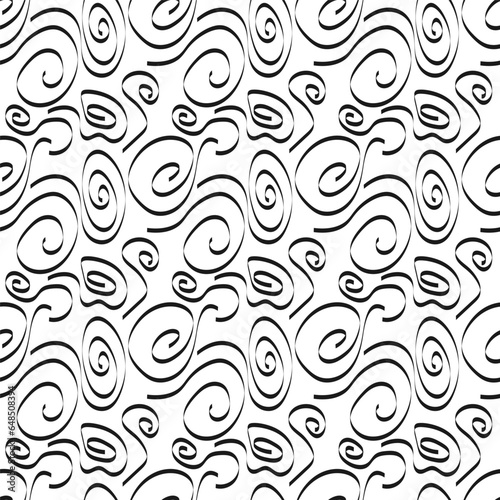 Abstract seamless zentangle pattern for texture, fabric, and packaging.