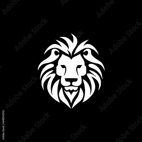 Wallpaper Mural Lion | Minimalist and Simple Silhouette - Vector illustration Torontodigital.ca
