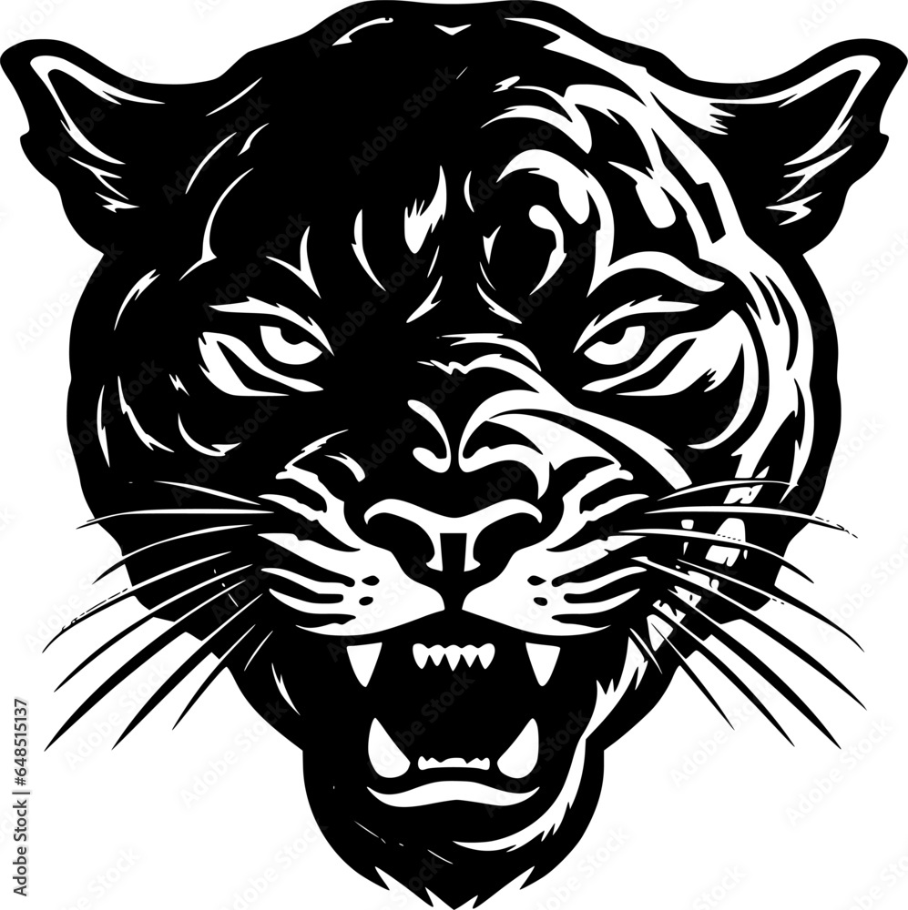 Panther - High Quality Vector Logo - Vector illustration ideal for T-shirt graphic