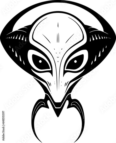 Alien - High Quality Vector Logo - Vector illustration ideal for T-shirt graphic