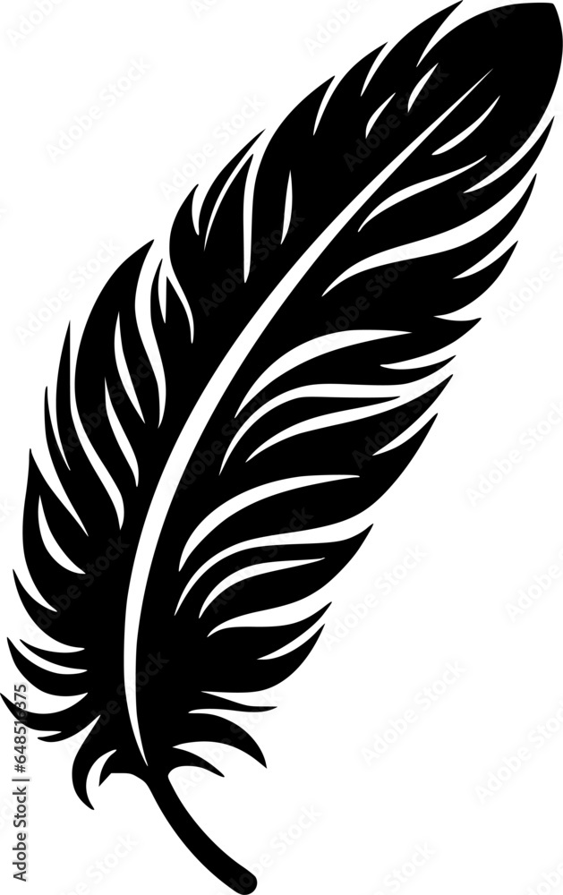 Fototapeta premium Feather - High Quality Vector Logo - Vector illustration ideal for T-shirt graphic