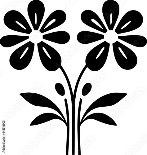 Wallpaper Mural Flowers - High Quality Vector Logo - Vector illustration ideal for T-shirt graphic Torontodigital.ca
