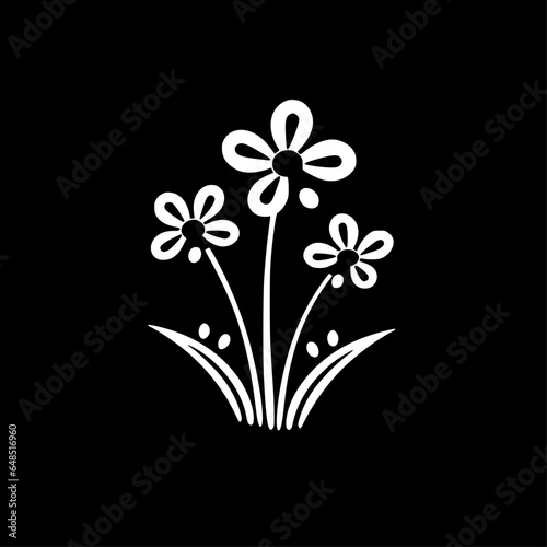 Wallpaper Mural Flowers - Minimalist and Flat Logo - Vector illustration Torontodigital.ca