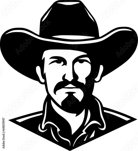 Western | Minimalist and Simple Silhouette - Vector illustration