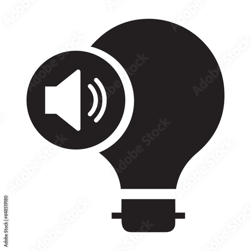 Sound creation, creation, idea icon