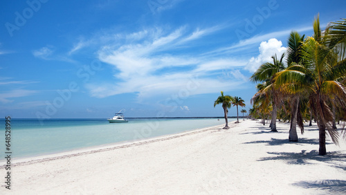 beautiful beach of Cayo Blanco island near Varadero, Cuba photo