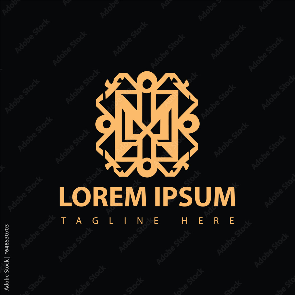 Modern Luxury Monogram logo design vector illustration. use for brochures, flyers, packaging design modern deco design, fashion, beauty spas, wedding invitations, and organic cosmetics. Modern Luxury Monogram logo design vector illustration. use for brochures, flyers, packaging design modern deco design, fashion, beauty spas, wedding invitations, and organic cosmetics.