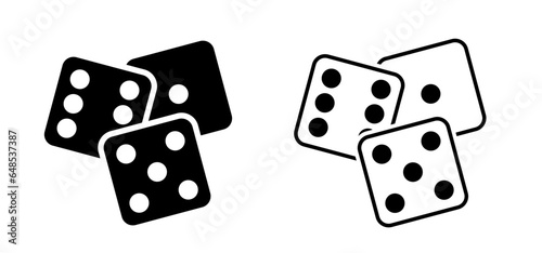 Cartoon dice and eyes. Dice game with six faces for play. Cube or cubes games. Board game pieces. Casino dices, online for lucky. Gamble games. Rolling dice,  numbers one to six. Dices dots or dot.