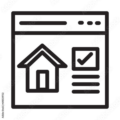 Home Sale Icon: "A visual identifier signifying property listings and real estate sales, guiding prospective buyers and sellers in the competitive real estate market."