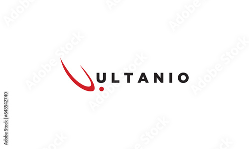 Simple and minimalist letter U logo design for tech industry, agency, group and builders.