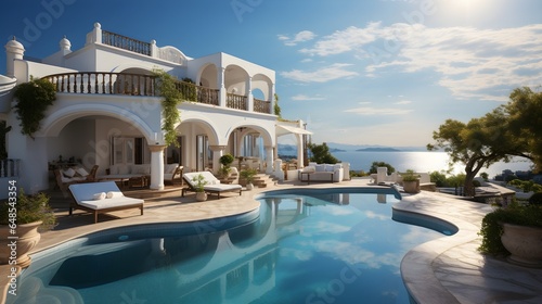 Traditional Mediterranean Villa with Swimming Pool and Breathtaking Sea View