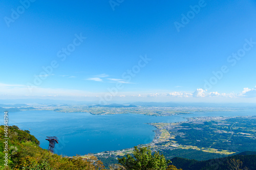 びわ湖バレイからの景色