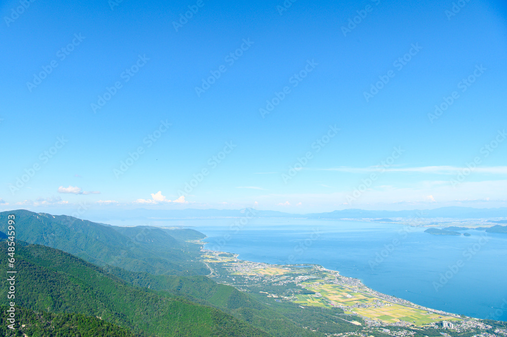 びわ湖バレイからの景色