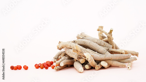 Commonly known as Ashwagandha, is an important medicinal plant that has been used in Ayurved photo